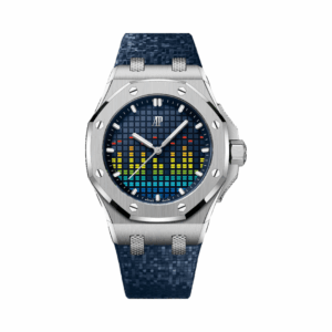 Audemars Piguet 77600TI.OO.A343CA.01 Royal Oak Offshore Titanium With Blue Rubber