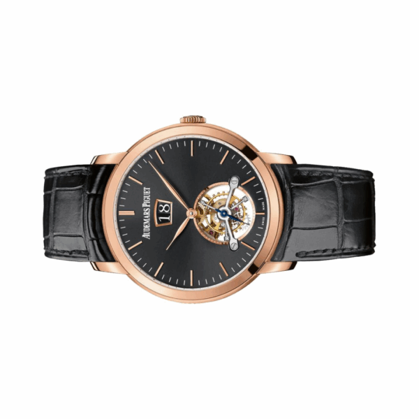 Audemars Piguet Jules Audemars 26559OR.OO.D002CR.01 Tourbillon Grande Date Pink Gold/Black - Image 2