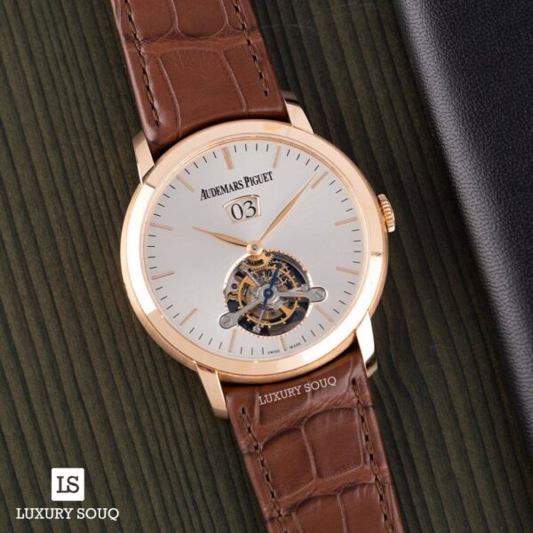 Audemars Piguet Jules Audemars 26559OR.OO.D088CR.01 Tourbillon Grande Date 18k Rose Gold - Image 7