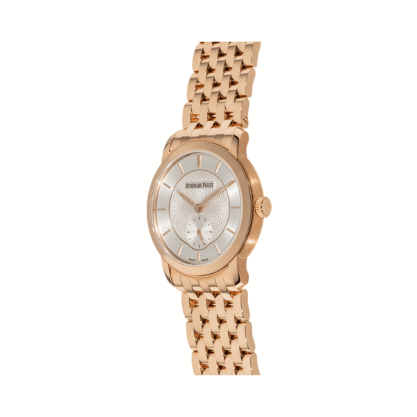 Audemars Piguet Jules Audemars 77250OR.OO.1270OR.01 Silver Index Dial 33mm Ladies Watch - Image 6