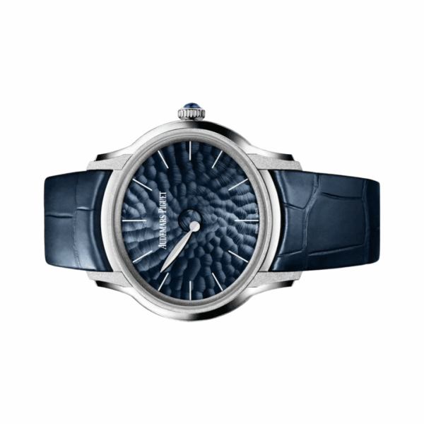 Audemars Piguet Millenary 77266BC.GG.A326CR.01 Frosted Gold Philosophique 39.5mm Blue Dial Womens Watch - Image 2