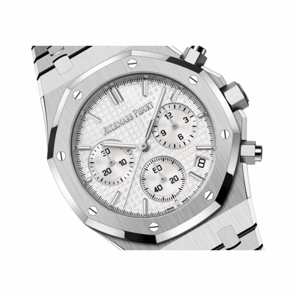Audemars Piguet Royal Oak 26240ST.OO.1320ST.07 Chronograph 41mm White Dial Men’s Watch - Image 3
