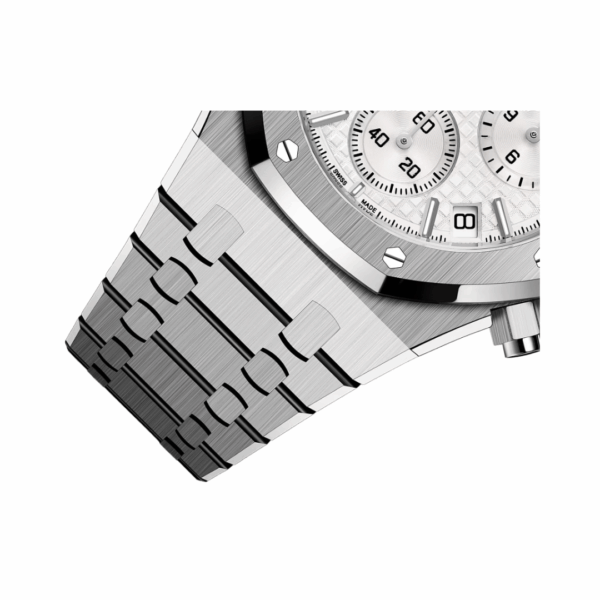 Audemars Piguet Royal Oak 26240ST.OO.1320ST.07 Chronograph 41mm White Dial Men’s Watch - Image 4
