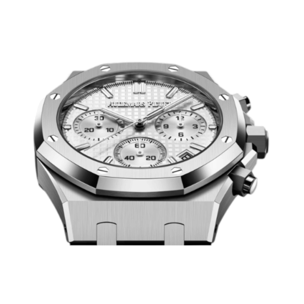 Audemars Piguet Royal Oak 26240ST.OO.1320ST.07 Chronograph 41mm White Dial Men’s Watch - Image 5