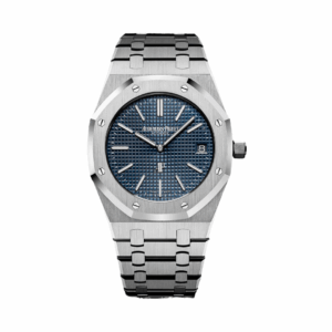 Audemars Piguet Royal Oak 15202ST.OO.1240ST.01.A Jumbo Extra Thin Stainless Steel 39mm Blue Index Dial Mens Watch