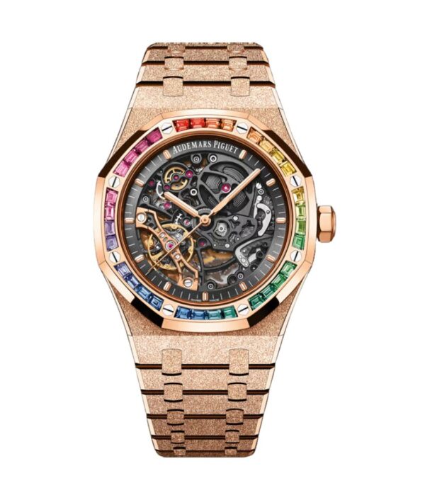 Audemars Piguet Royal Oak 15412OR.YG.1224OR.01-B Frosted Rose Gold Grey Dial