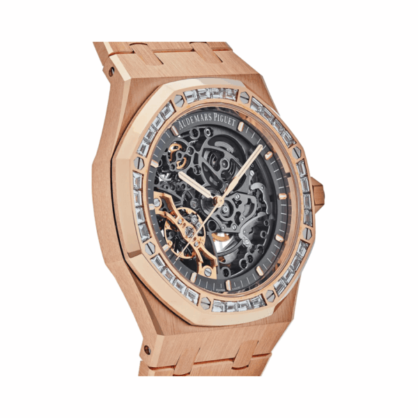 Audemars Piguet Royal Oak 15412OR.ZZ.1220OR.01 18Kt Rose Gold 41Mm Diamond Bezel - Image 2