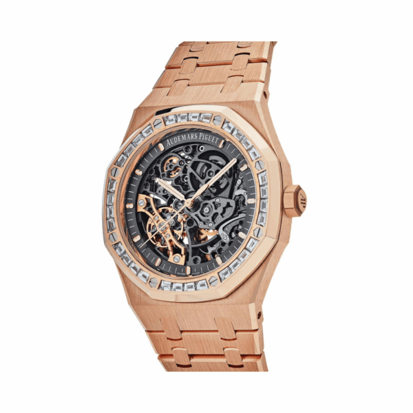 Audemars Piguet Royal Oak 15412OR.ZZ.1220OR.01 18Kt Rose Gold 41Mm Diamond Bezel - Image 3