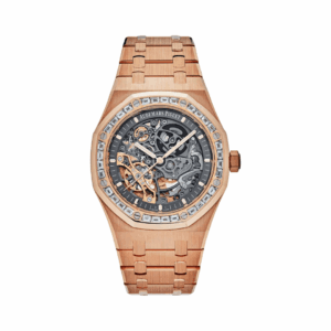 Audemars Piguet Royal Oak 15412OR.ZZ.1220OR.01 18Kt Rose Gold 41Mm Diamond Bezel