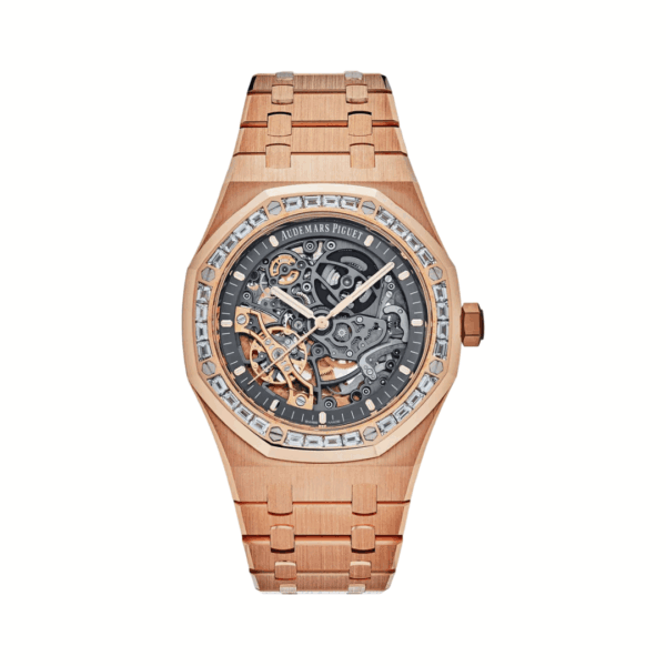 Audemars Piguet Royal Oak 15412OR.ZZ.1220OR.01 18Kt Rose Gold 41Mm Diamond Bezel