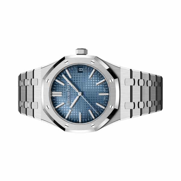 Audemars Piguet Royal Oak 15510BC.OO.1320BC.02 White Gold 41mm Blue Dial Men’s Watch - Image 3