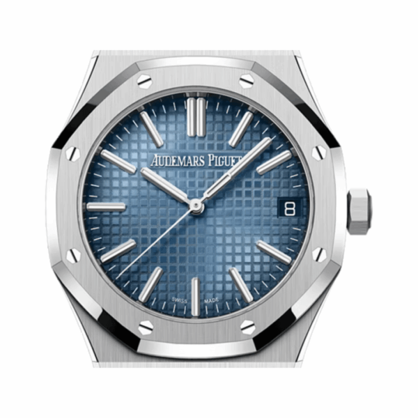 Audemars Piguet Royal Oak 15510BC.OO.1320BC.02 White Gold 41mm Blue Dial Men’s Watch - Image 4
