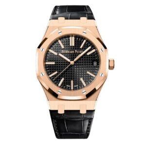 Audemars Piguet Royal Oak 15510Or.Oo.D002Cr.02 18K Rose Gold, Black Dial