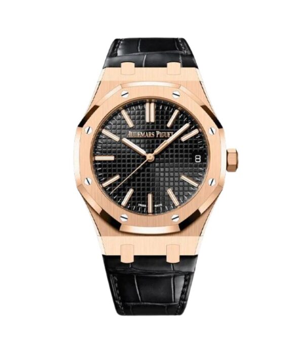 Audemars Piguet Royal Oak 15510Or.Oo.D002Cr.02 18K Rose Gold, Black Dial