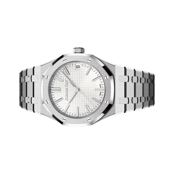 Audemars Piguet Royal Oak 15510ST.OO.1320ST.08 Automatic Stainless Steel 41mm White Dial Men’s Watch - Image 2