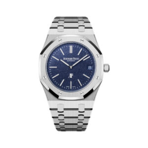 Audemars Piguet Royal Oak 16202BC.OO.1240BC.02 ‘Jumbo’ Extra-Thin White Gold 39mm Grainy Blue Dial Unisex Watch