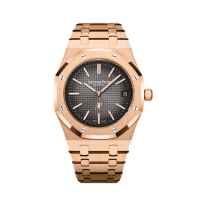Audemars Piguet Royal Oak 16202OR.OO.1240OR.02 Jumbo Extra-Thin smoked grey dial 39mm Men’s Watch