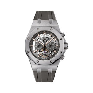 Audemars Piguet Royal Oak 26347TI.GG.D004CA.01 Tourbillon Chronograph Titanium Skeleton Dial 44mm Men’s Watch