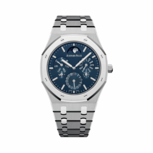 Audemars Piguet Royal Oak 26586IP.OO.1240IP.01 Perpetual Calendar Ultra-Thin Titanium Blue Dial