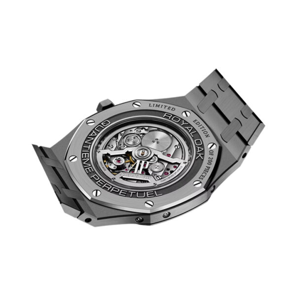 Audemars Piguet Royal Oak 26586TI.OO.1240TI.01 Perpetual Calendar Ultra-Thin Ltd. Edition Blue Dial 41mm Men’s Watch - Image 3