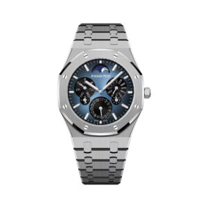 Audemars Piguet Royal Oak 26586TI.OO.1240TI.01 Perpetual Calendar Ultra-Thin Ltd. Edition Blue Dial 41mm Men’s Watch