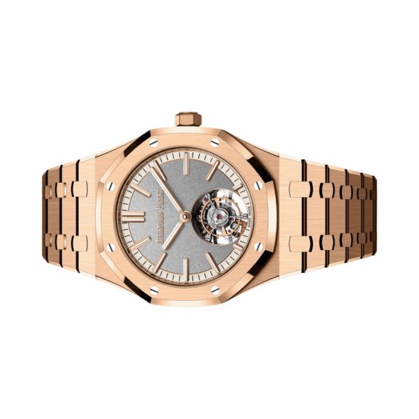 Audemars Piguet Royal Oak 26730OR.OO.1320OR.05 Flying Tourbillon Pink Rose Gold 41mm Gray Dial Mens Watch - Image 3