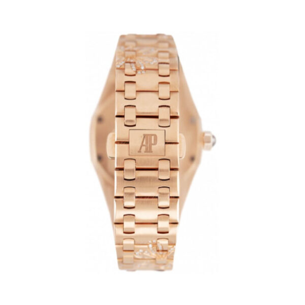Audemars Piguet Royal Oak 67617OR.ZZ.1235OR.01 Floral Diamond 18K Rose Gold - Image 2