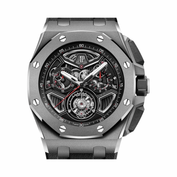 Audemars Piguet Royal Oak Offshore 26622TI.GG.D002CA.01 Selfwinding Chronograph Limited Edition 43mm Skeleton Dial Mens Watch - Image 4