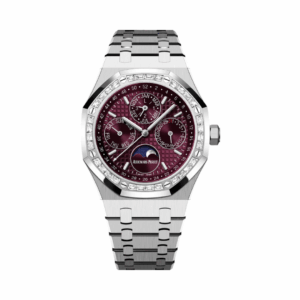 Audemars Piguet Royal Oak Perpetual Calendar 26598BC.ZZ.1220BC.01 ‘Special Edition’ White Gold 41mm Burgundy Purple Dial Mens Watch