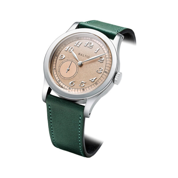 Baltic Micro Rotor MR01 Automatic Stainless Steel 36mm Salmon Dial Unisex Watch - Image 2