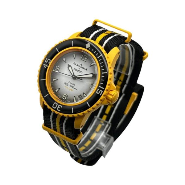 Blancpain x Swatch Pacific Ocean SO35P100 Scuba Fifty Fathoms Collection - Image 9