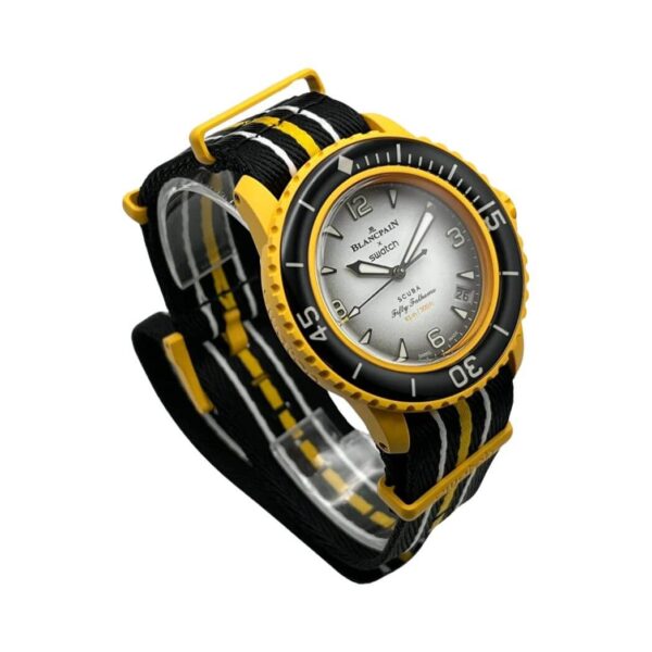 Blancpain x Swatch Pacific Ocean SO35P100 Scuba Fifty Fathoms Collection - Image 8