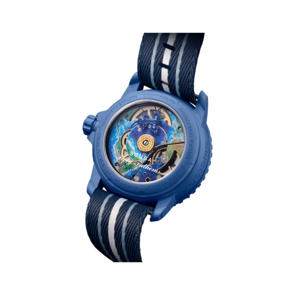 Blancpain x Swatch Scuba Fifty Fathoms Atlantic Ocean SO35A100 Blue 42.5mm Unisex Watch - Image 2