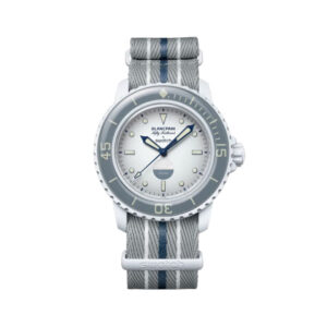 Blancpain X Swatch Scuba Fifty Fathoms Antarctic Ocean SO35S100 Grey 42.5mm Unisex Watch