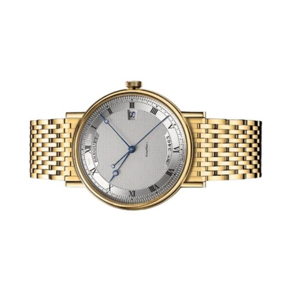 Breguet Classique 5177BA/15/AV0 Silver Roman Dial 38MM 18K Yellow Gold Unisex Watch - Image 2