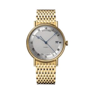 Breguet Classique 5177BA/15/AV0 Silver Roman Dial 38MM 18K Yellow Gold Unisex Watch