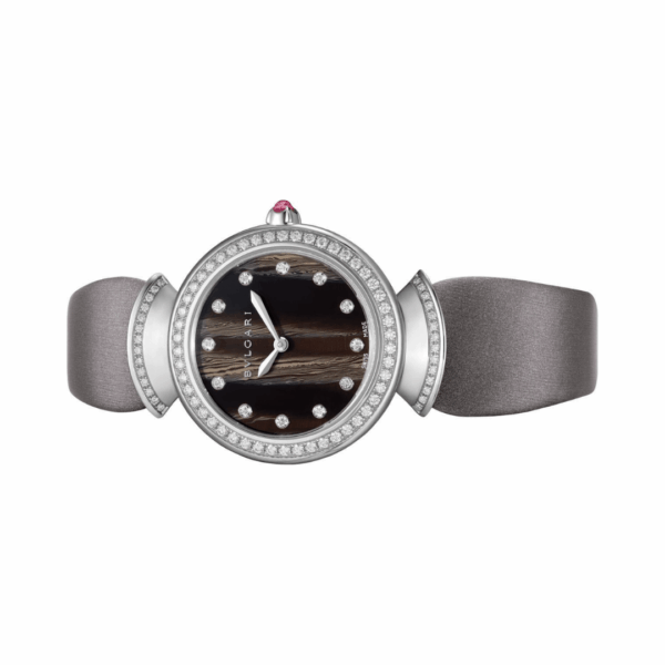 Bvlgari Diva 102434 DVW30BGDL/12 18Kt White Gold 30mm Black Dial Womens Watch - Image 3