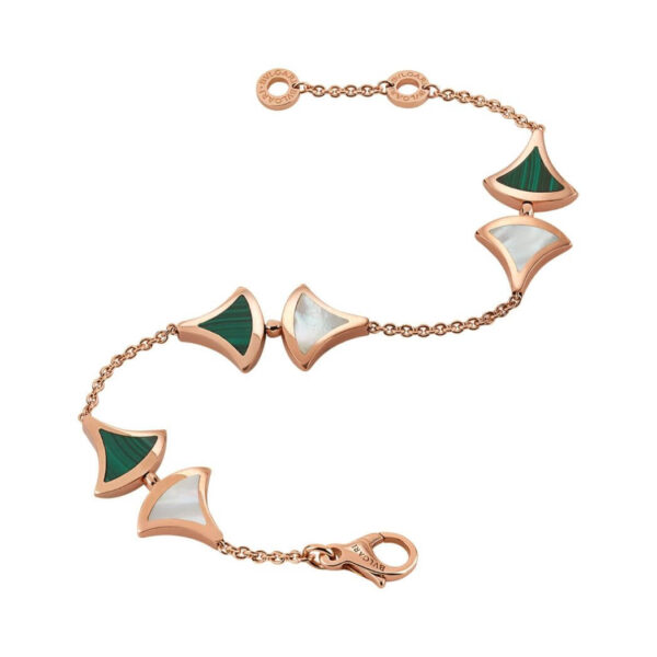 Bvlgari Dream 352606 MOP And Malachite Green Bracelet - Image 2