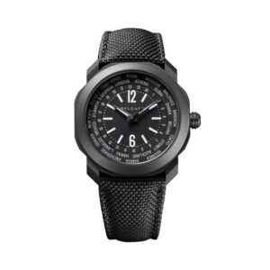 Bvlgari Octo Roma 103486 OC 41 S WT Worldtimer 41mm Black Dial Men’s Watch