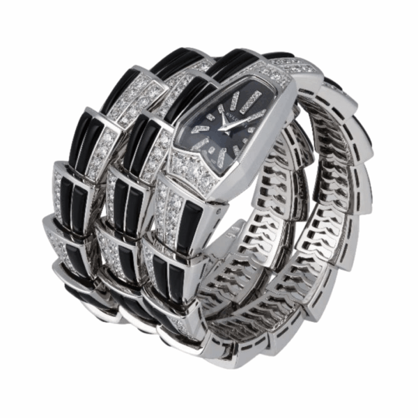 Bvlgari Serpenti 102112 SPW26BGD1GD1O.2T White Gold Black Dial - Image 3