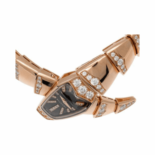 Bvlgari Serpenti 102344 18k Rose Gold Black Dial - Image 2