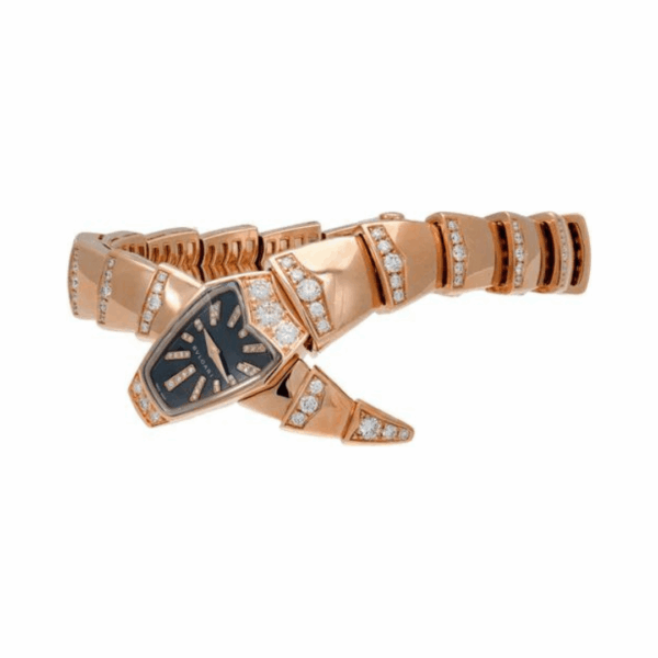 Bvlgari Serpenti 102344 18k Rose Gold Black Dial - Image 3