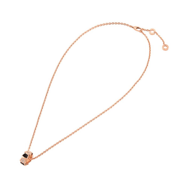 Bvlgari Serpenti Viper 356554 CL858712 18k Rose Gold Pave Diamonds Necklace - Image 2