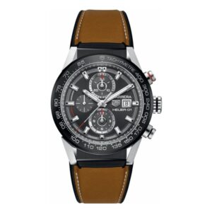Tag Heuer Carrera Calibre Heuer 01 Grey Dial Chronograph Men’S Watch Ref. Car201W.Ft6122