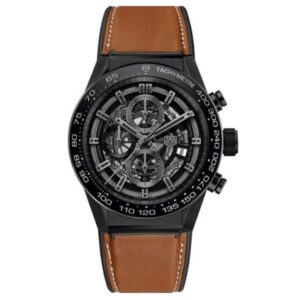Tag Heuer Carrera Calibre Heuer 01 Black Dial Men’S Watch Ref. Car2A91.Ft6121