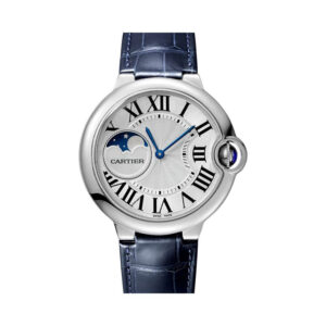 Cartier Ballon WSBB0020 Blue Moonphase Stainless Steel Blue Dial