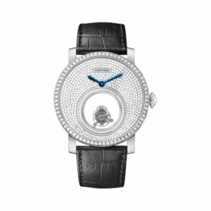 Cartier Rotonde De Cartier HPI00588 Mysterious Double Tourbillon 45mm Diamond Dial Mens Watch