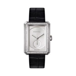 Chanel Boy Friend H4472 Large Size 18ct White Gold And Diamond Watch