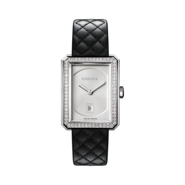 Chanel Boy Friend H6677 Quartz White Gold Silver Dial