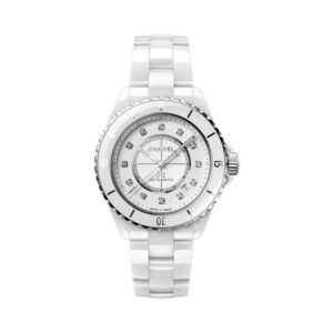 Chanel J12 H5705 Automatic White Ceramic Diamond Dial 38mm
